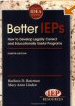 Better IEPs: How to Develop Legally Correct and Educationally Useful Programs Book cover